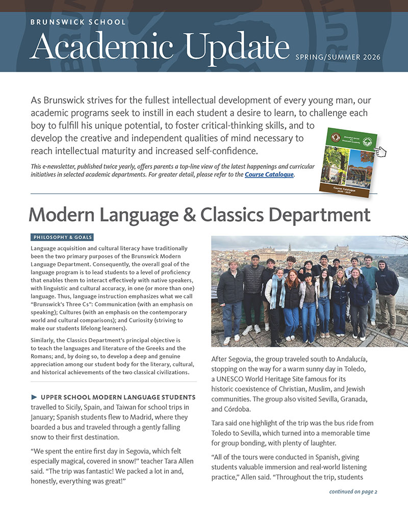 Spring/Summer 2026 Newsletter